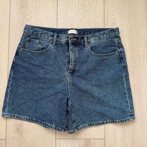 Classic Blue Denim Women's Jean Shorts